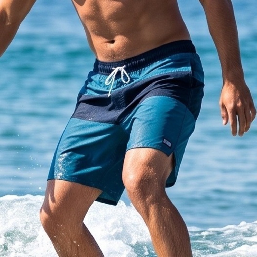 Salty Crew Mens 2XL Blue Colorblock Board Shorts Swim Trunks NWT